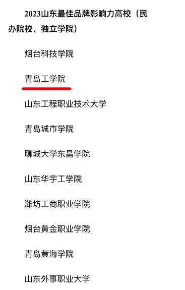 云顶7610线路检测荣登2023山东“最佳品牌影响力高校”和“最具影响力教育政务融媒体”榜单